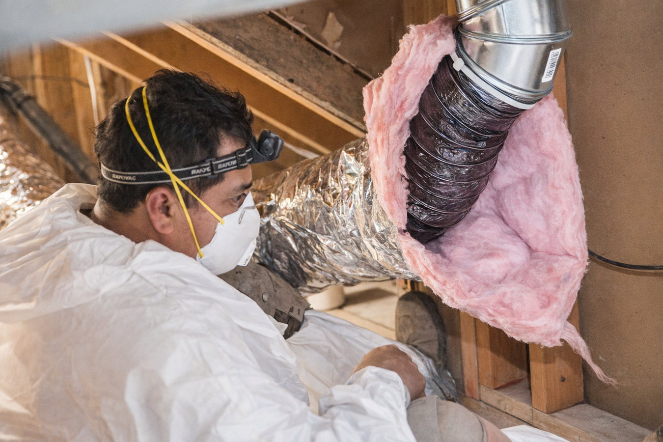 Attic air sealing